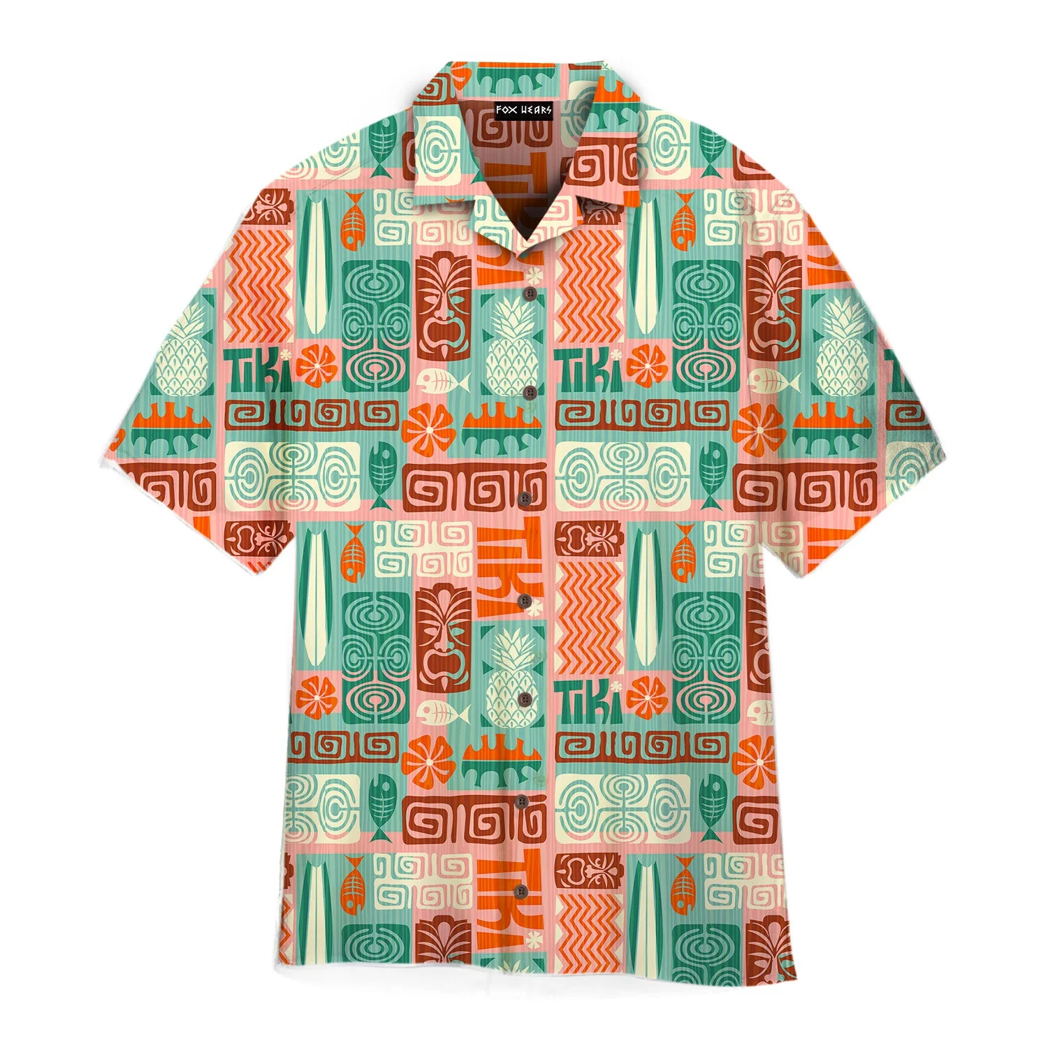 Exotic Tiki Pattern Trendy Hawaiian Shirt For Aloha Shirt Exotic Tiki Pattern Trendy Hawaiian Shirt For Aloha Shirt