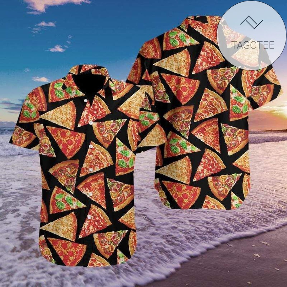 Explore Tasty Adventures witCool Pizza Hawaiian Shirt