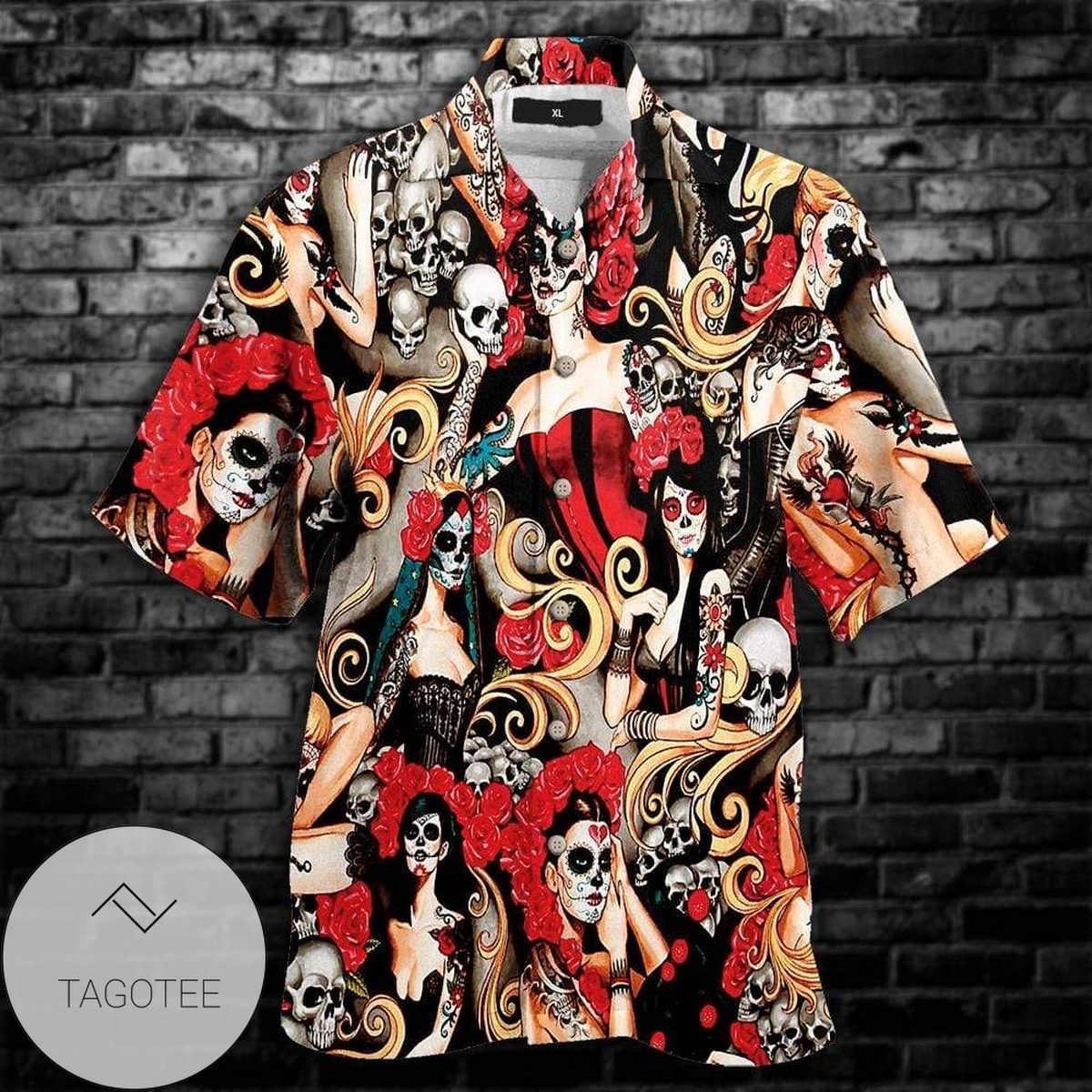 Exquisite Hawaiian Shirt Tattoos Skulls Roses Capture The Artistic Essence