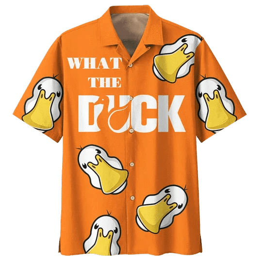 Face Duck Background Trendy Hawaiian Shirt, Summer Hawaii Shirt For Men Women