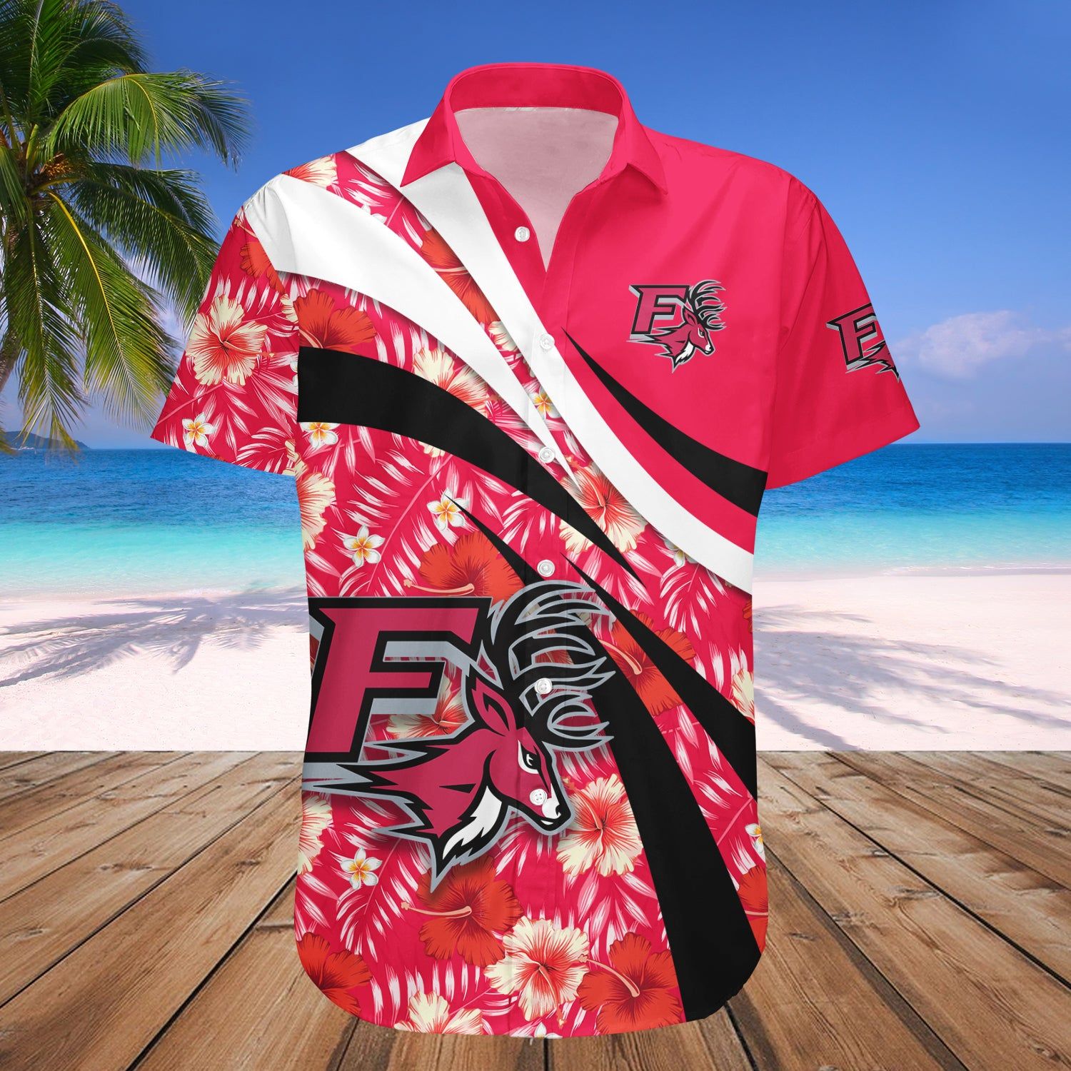 Fairfield Stags Hawaii Shirt Hibiscus Sport Style – NCAA