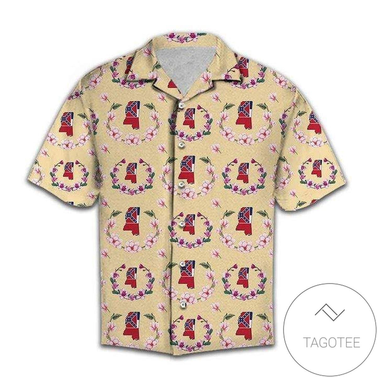 Family Matching Magnolia Mississippi Hawaiian Shirts