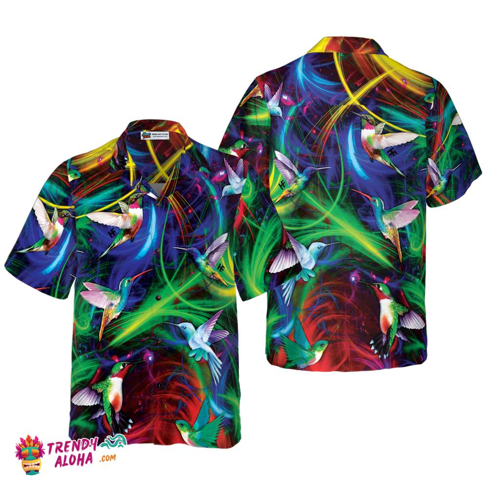 Fantasy Hummingbird Hawaiian Shirt