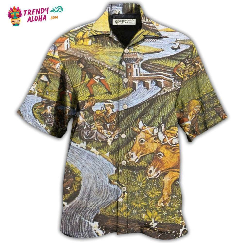 Farm Agriculture Cow Vintage Hawaiian Shirt – Trendy Aloha Farm Agriculture Cow Vintage Hawaiian Shirt – Trendy Aloha