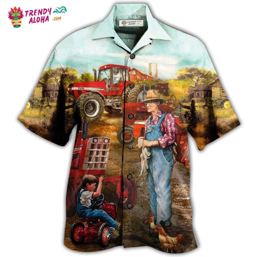 Farm Awesome Fatherhood In Farm Hawaiian Shirt – Trendy Aloha Farm Awesome Fatherhood In Farm Hawaiian Shirt – Trendy Aloha