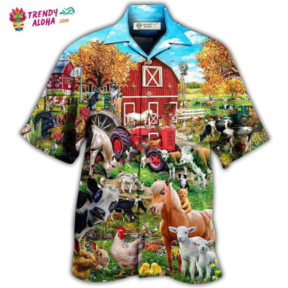 Farm Better On The Farm Cool Hawaiian Shirt – Trendy Aloha Farm Better On The Farm Cool Hawaiian Shirt – Trendy Aloha