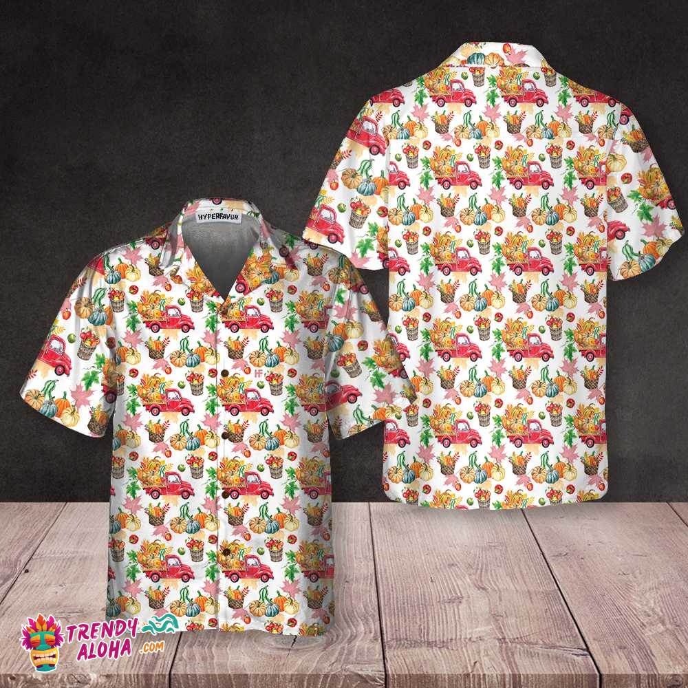 Farmer Fall Halloween Hawaiian Shirt, Cute Farm Life Shirt, Best Gift For Farmers