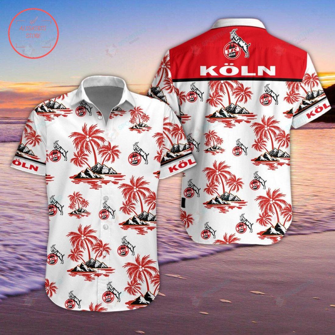 Fc KLn Coconut Tree Hawaiian Shirt