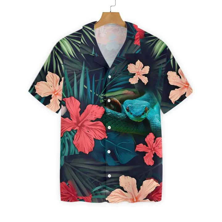 Felacia Tropical Snake Trendy Hawaiian Shirt Summer Gifts