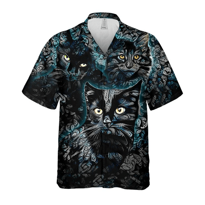 Feline Affection 3D Hawaiian Shirt Perfect Cat Lovers Print 1
