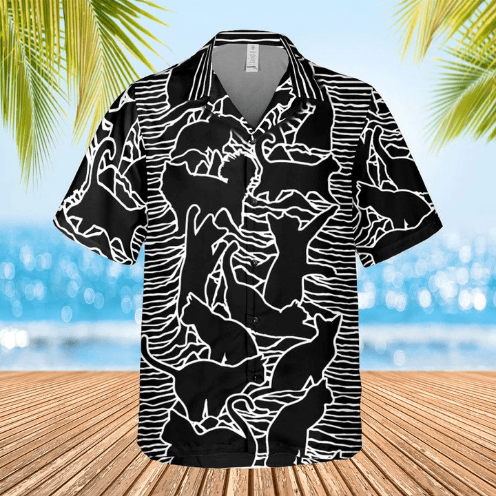 Feline Devotion Displayed Hawaiian Shirt Cat Lovers Dream