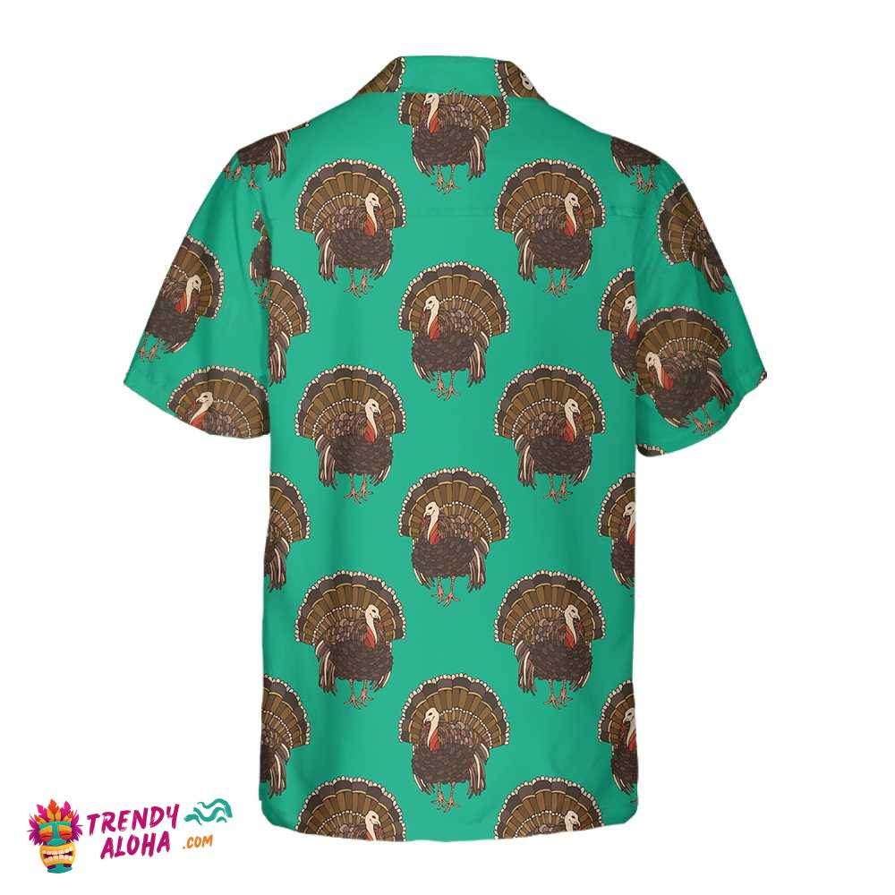 Festive Thanksgiving Turkey Hawaiian Shirt, Funny Turkey Gobble Shirt, Gift For Thanksgiving Day