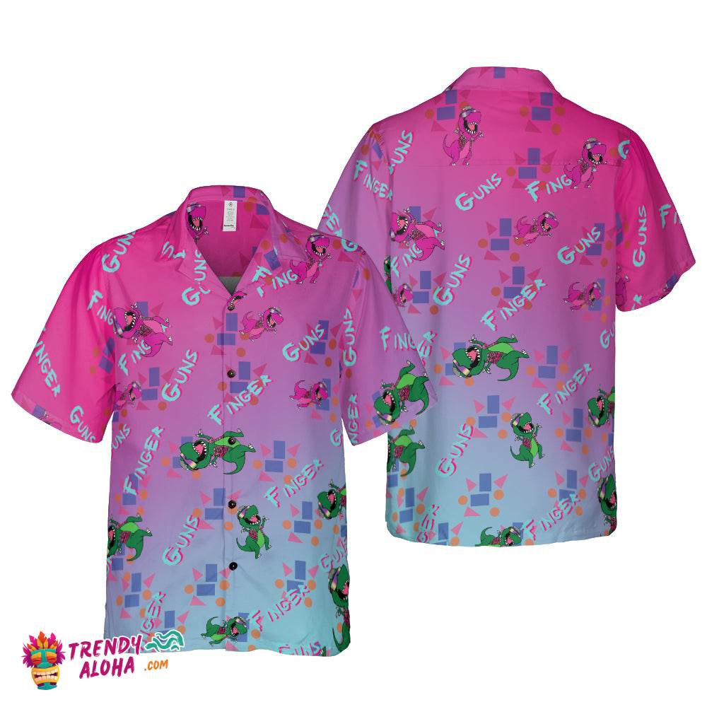 Final Ricky Patch Logo Hawaiian Shirt