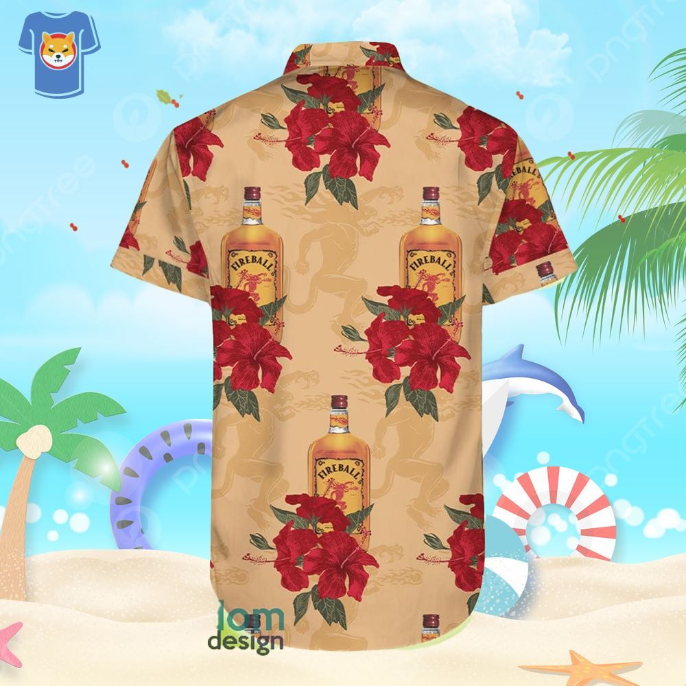 Fireball Flower Aloha Beach Gift Hawaiian Shirt For Men And Women