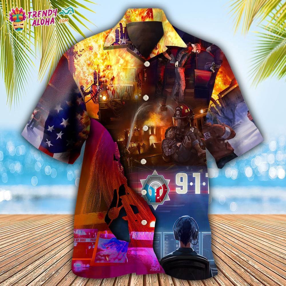 Firefighter 911 So Important Hawaiian Shirt – Trendy Aloha