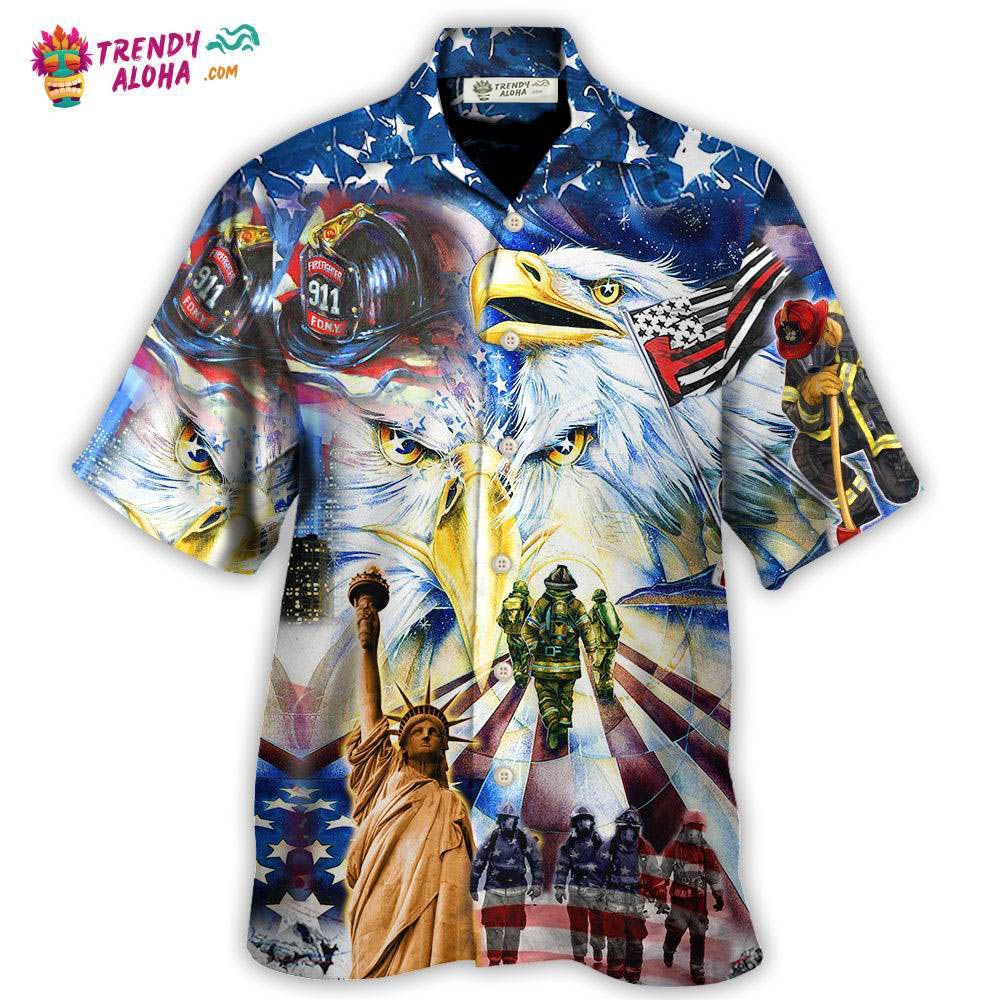Firefighter America Proud Forever Hawaiian Shirt – Trendy Aloha Firefighter America Proud Forever Hawaiian Shirt – Trendy Aloha