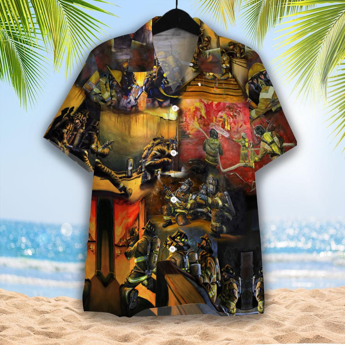 Firefighter Because Superhero Isnt An Official Job Title Hawaiian Shirt