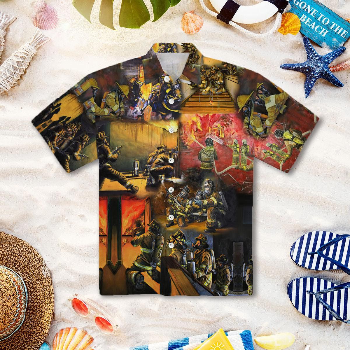 Firefighter Because Superhero Isn’t An Official Job Title Trendy Hawaiian Shirt