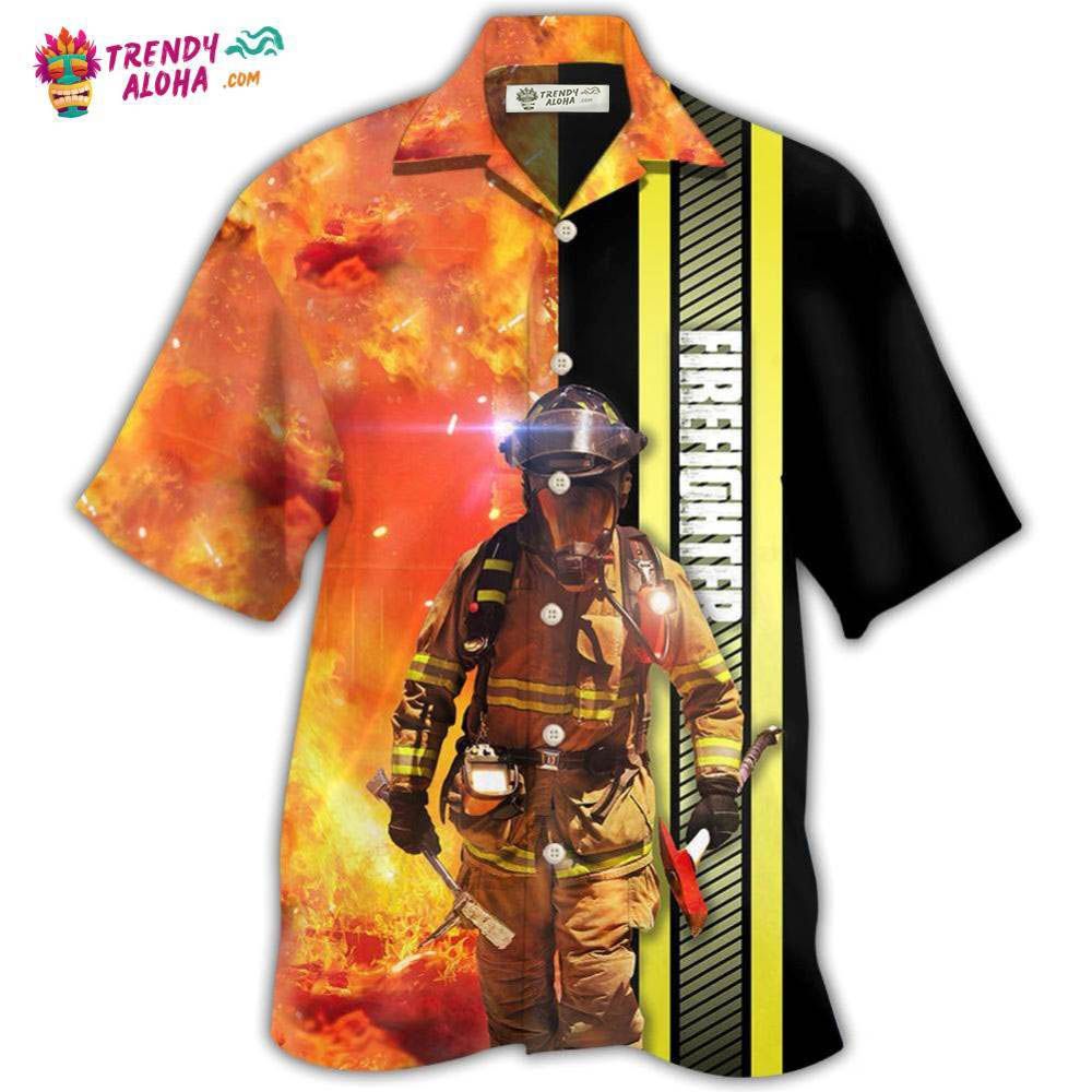 Firefighter Hot Fire Hawaiian Shirt – Trendy Aloha Firefighter Hot Fire Hawaiian Shirt – Trendy Aloha
