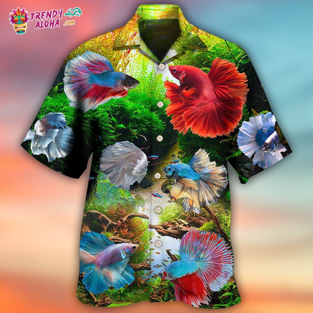 Fish Guppies Aquatic Style Hawaiian Shirt – Trendy Aloha