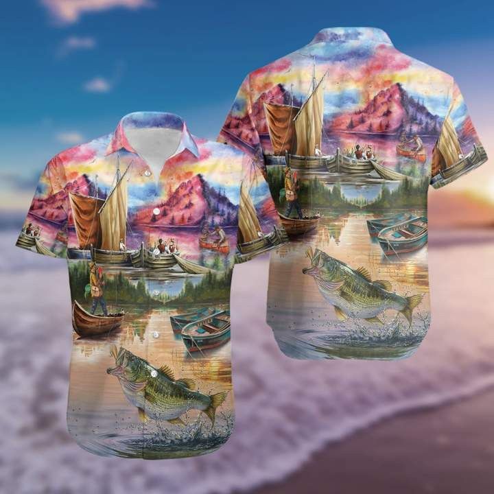 Fish, The Beauty Of Fisherman’s Labor Trendy Hawaiian Shirt
