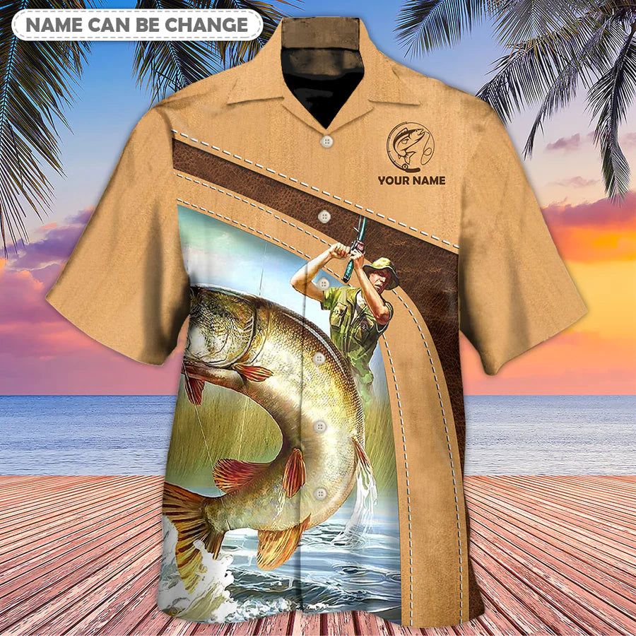 Fishing An Old Fisherman And The Best Catch Personalized Hawaiian Shirt
