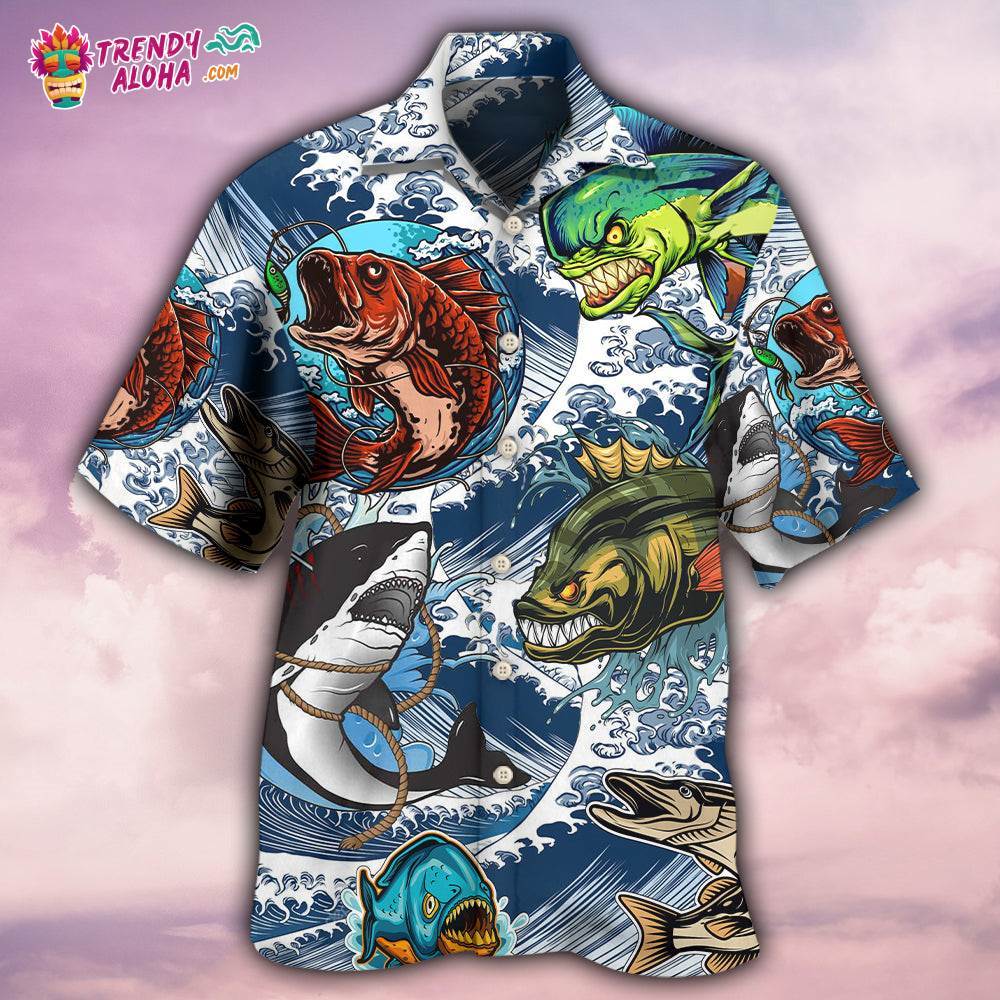 Fishing Is My Life Hawaiian Shirt – Trendy Aloha