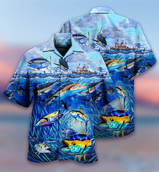 Fishing Love Fish Love Ocean – Hawaiian Shirt