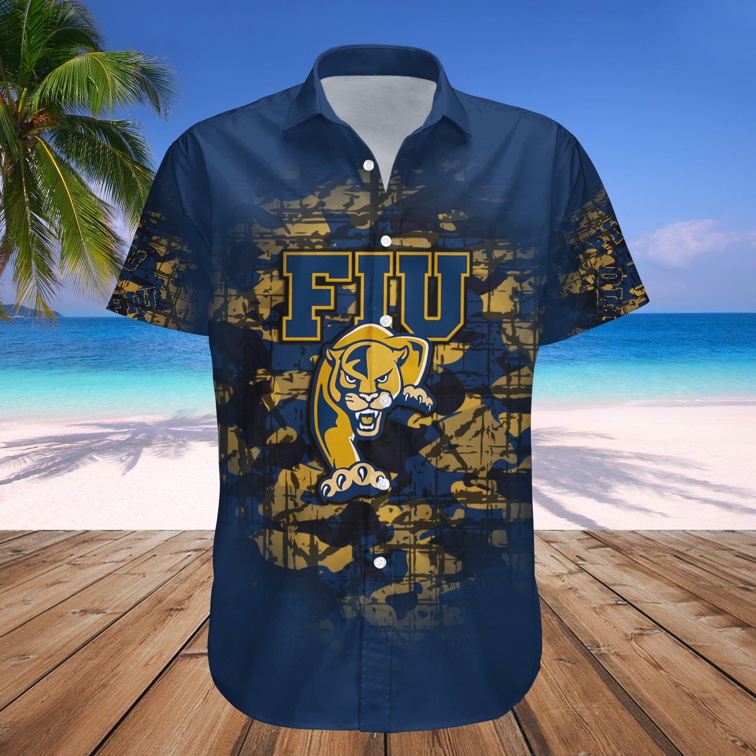 Fiu Panthers Hawaii Shirt Camouflage Vintage – NCAA