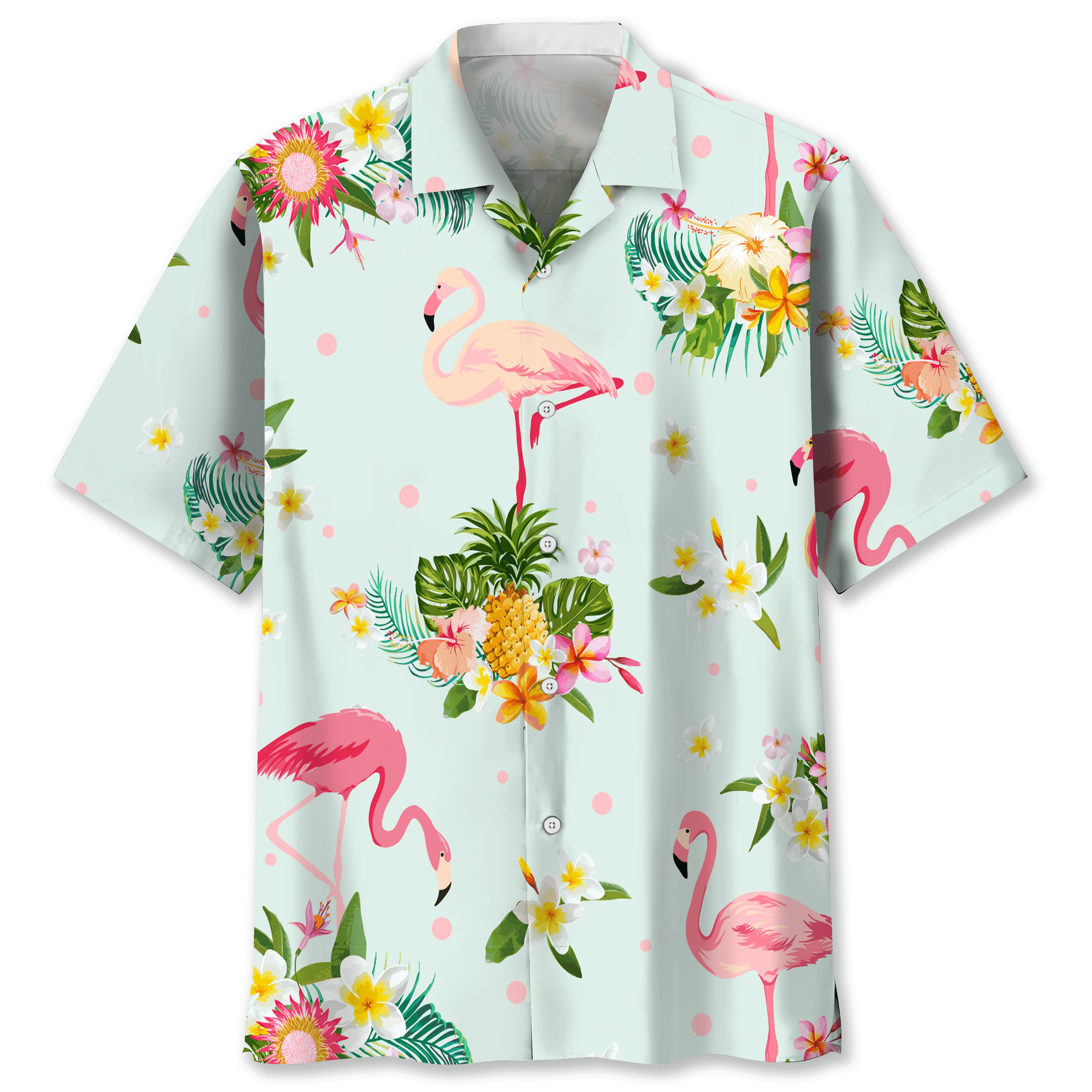 Fla Flowers Trendy Hawaiian Shirt