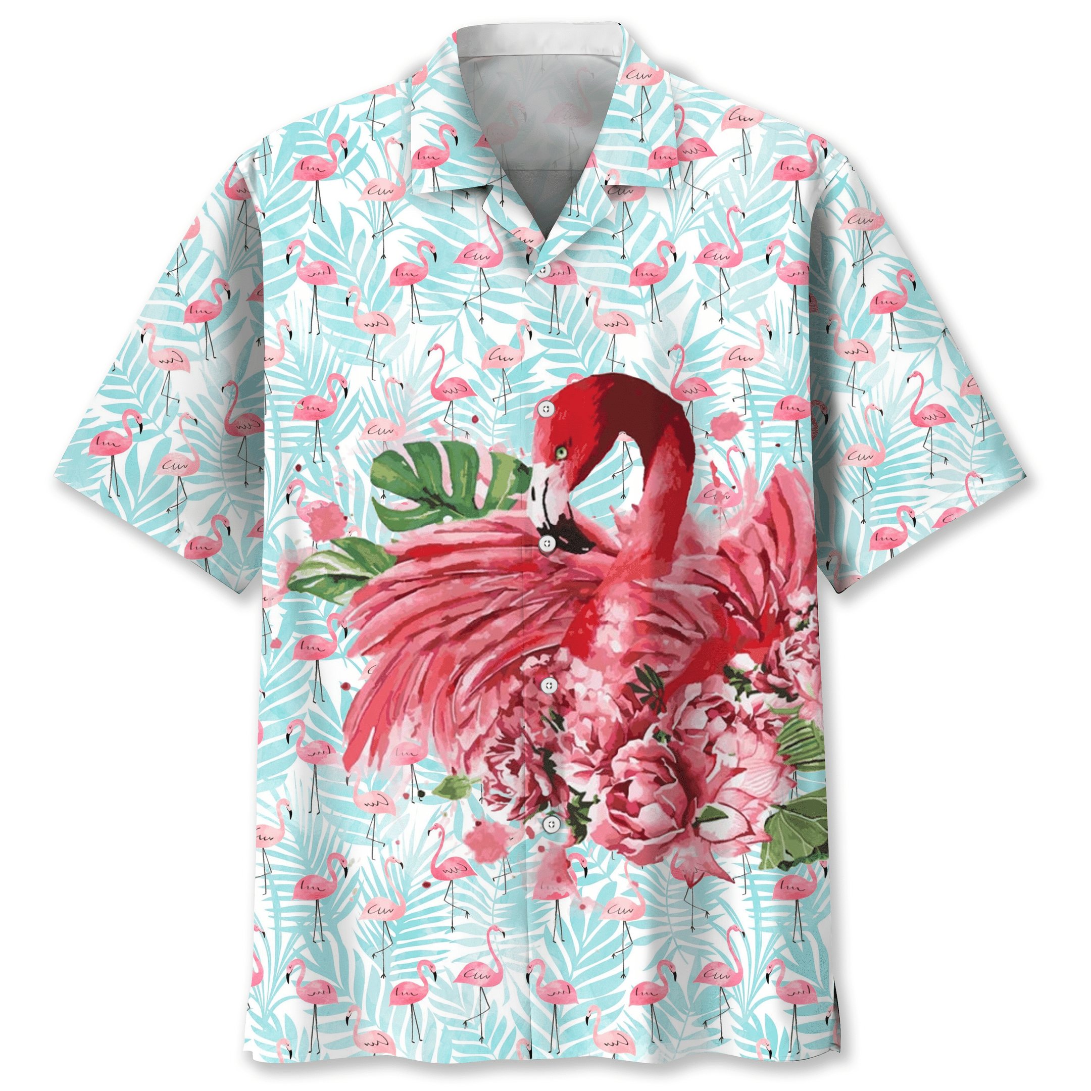 Fla Pink Trendy Hawaiian Shirt