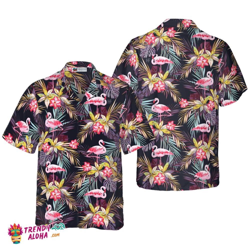 Flamingo 09 Hawaiian Shirt Flamingo 09 Hawaiian Shirt