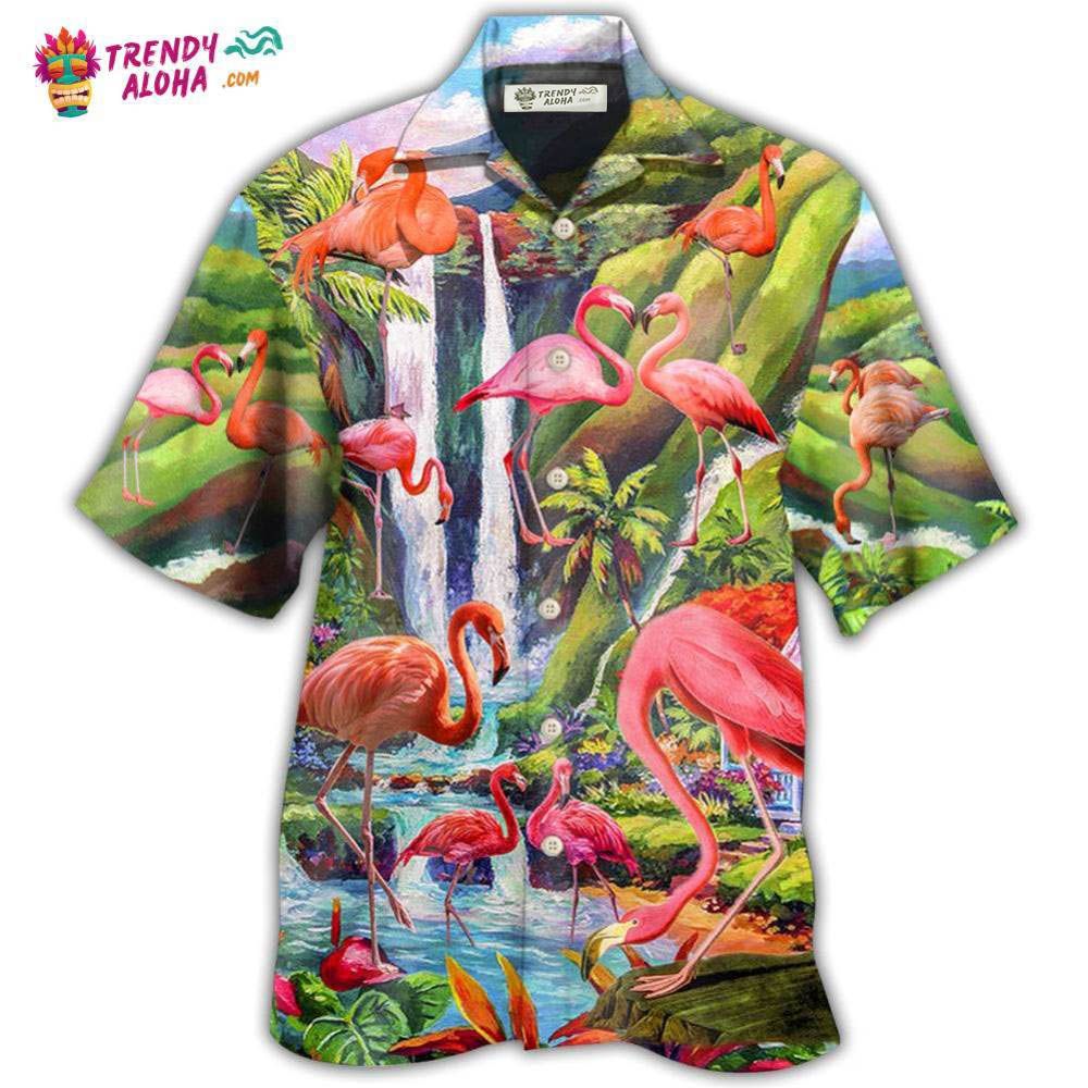 Flamingo Beautiful Landscape Hawaiian Shirt – Trendy Aloha Flamingo Beautiful Landscape Hawaiian Shirt – Trendy Aloha