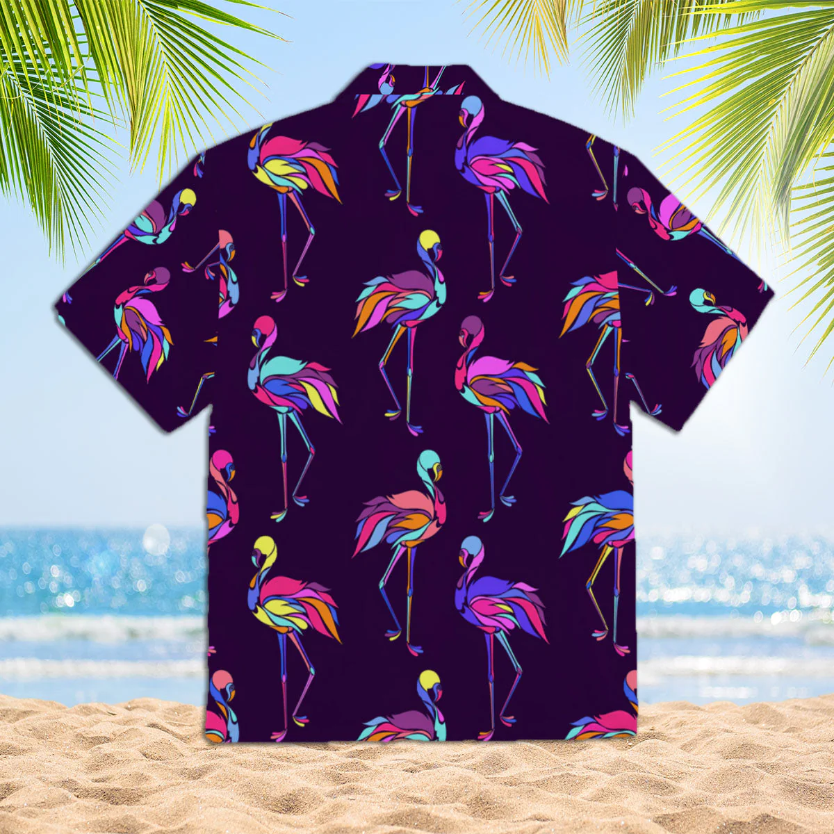 Flamingo Colorful Trendy Hawaiian Shirt