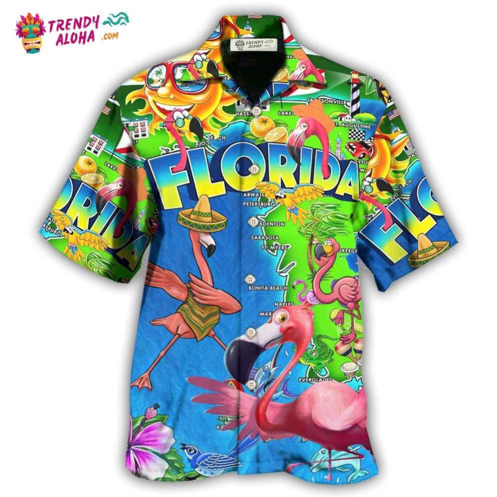 Flamingo Go To Florida To See Flamingo Hawaiian Shirt – Trendy Aloha Flamingo Go To Florida To See Flamingo Hawaiian Shirt – Trendy Aloha