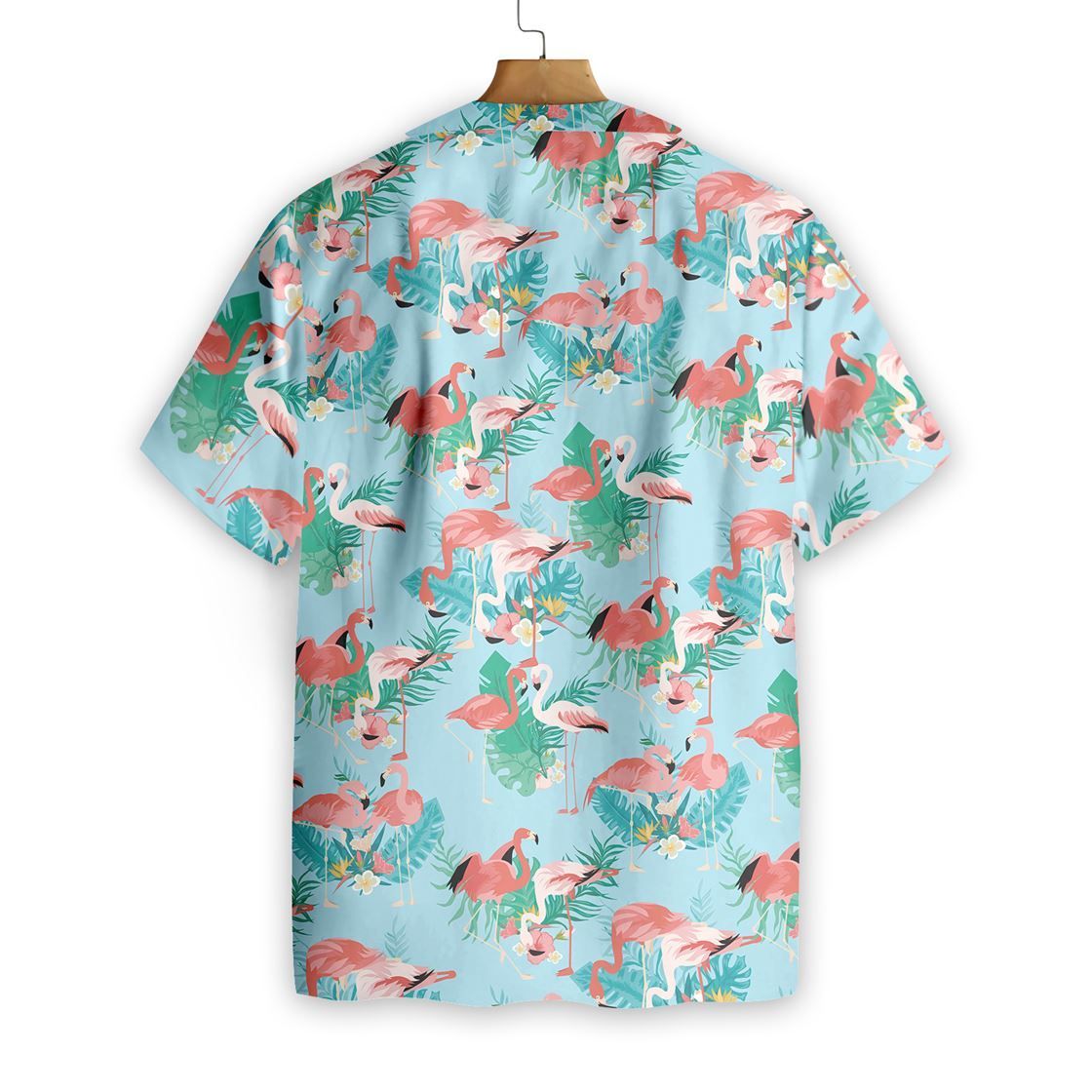 Flamingo Hawaii Shirt White Pink Flamingo Hawiian Shirt Flamingo Aloha Shirt