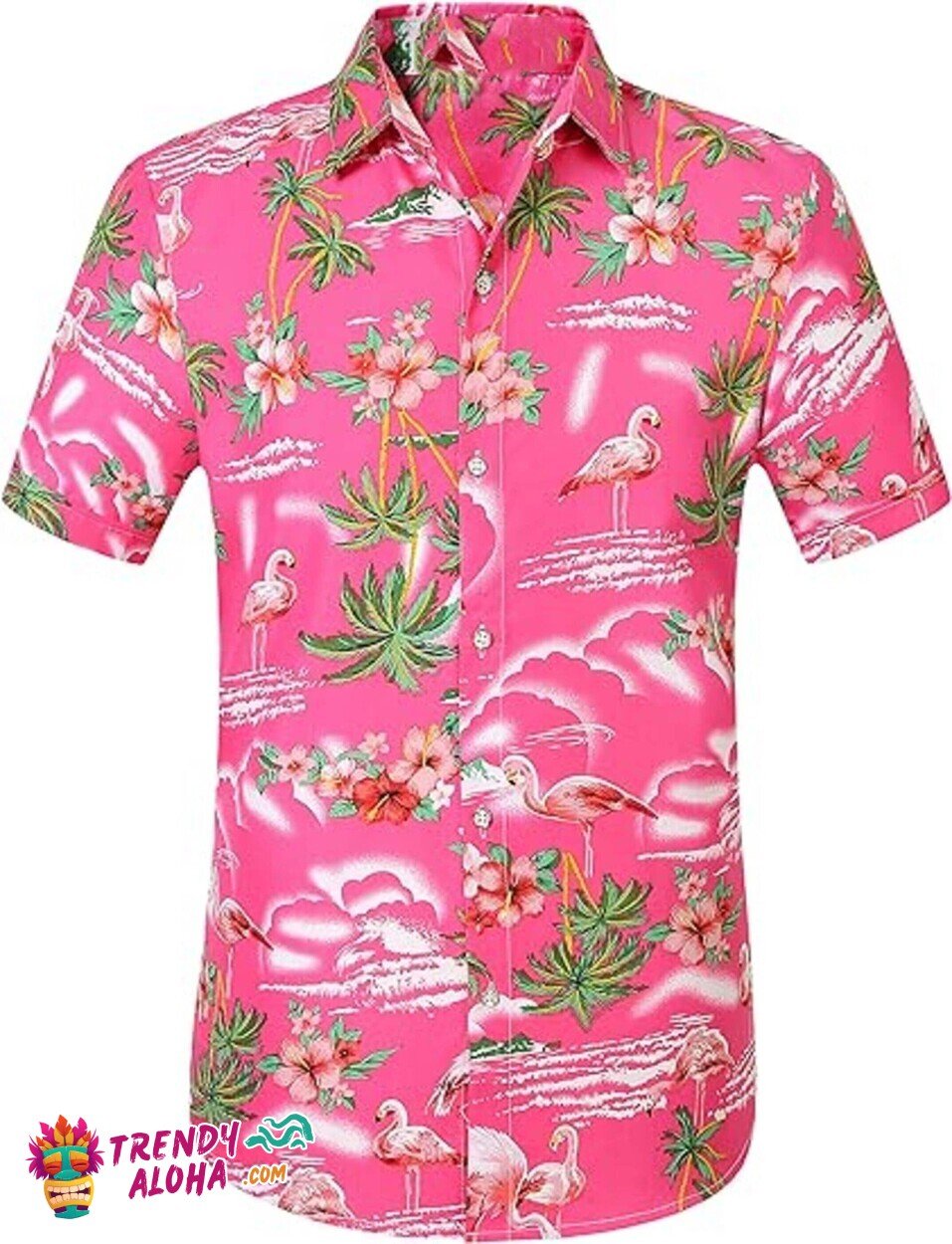 Flamingo Lover’s Tropical Hawaiian Beach Party Fun Shirt