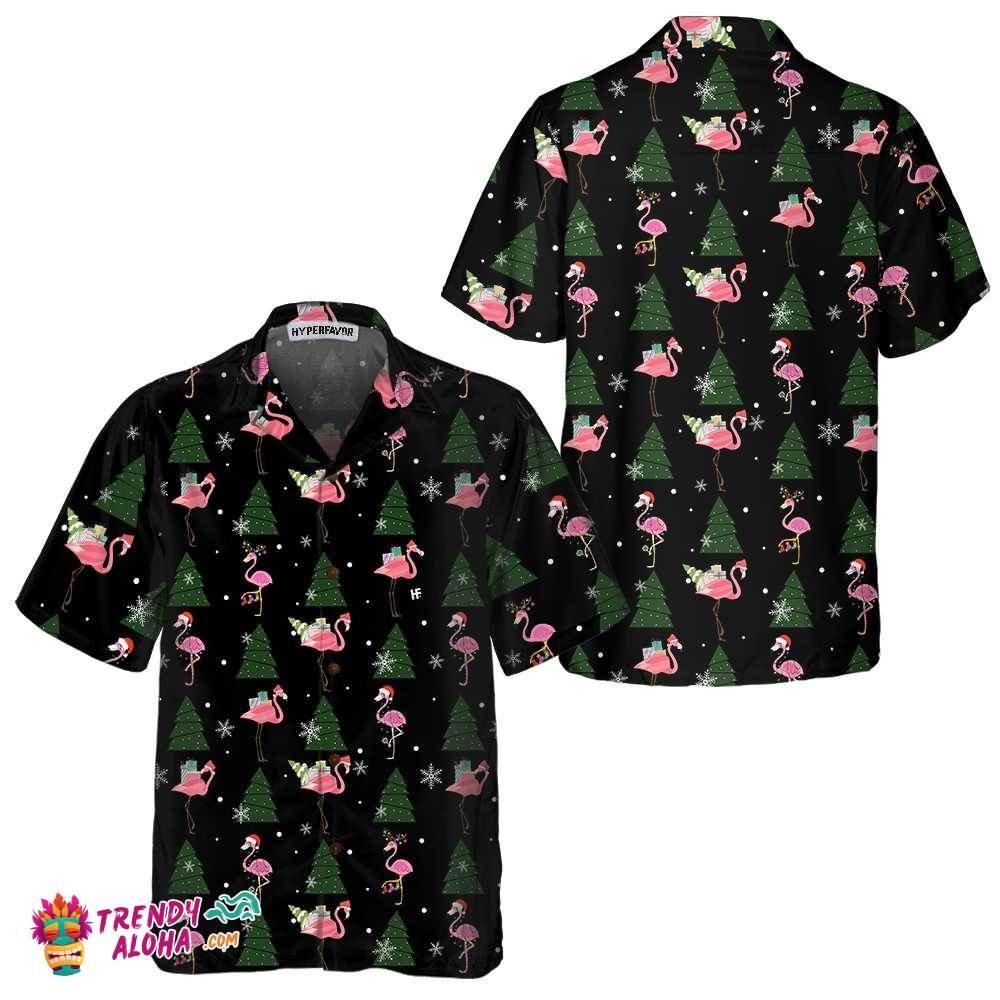 Flamingo Merry Xmas You All Hawaiian Shirt, Funny Christmas Shirt, Best Xmas Gift Idea Flamingo Merry Xmas You All Hawaiian Shirt, Funny Christmas Shirt, Best Xmas Gift Idea