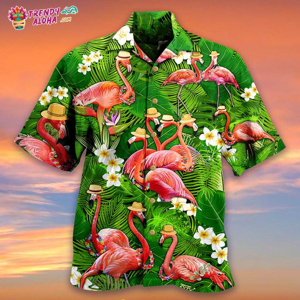 Flamingo Stand Tall And Be Fabulous Hawaiian Shirt – Trendy Aloha