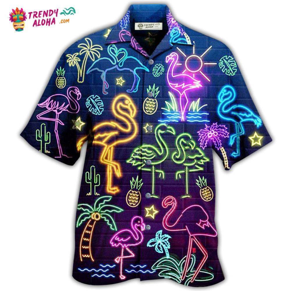 Flamingo Stand Tall And Dream Big Hawaiian Shirt – Trendy Aloha Flamingo Stand Tall And Dream Big Hawaiian Shirt – Trendy Aloha