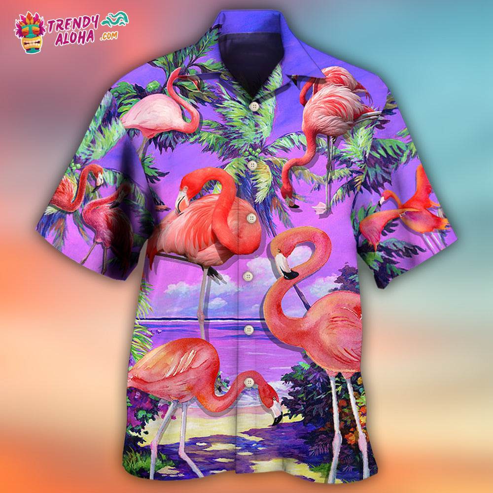Flamingo Sweet Paradise Style Hawaiian Shirt – Trendy Aloha