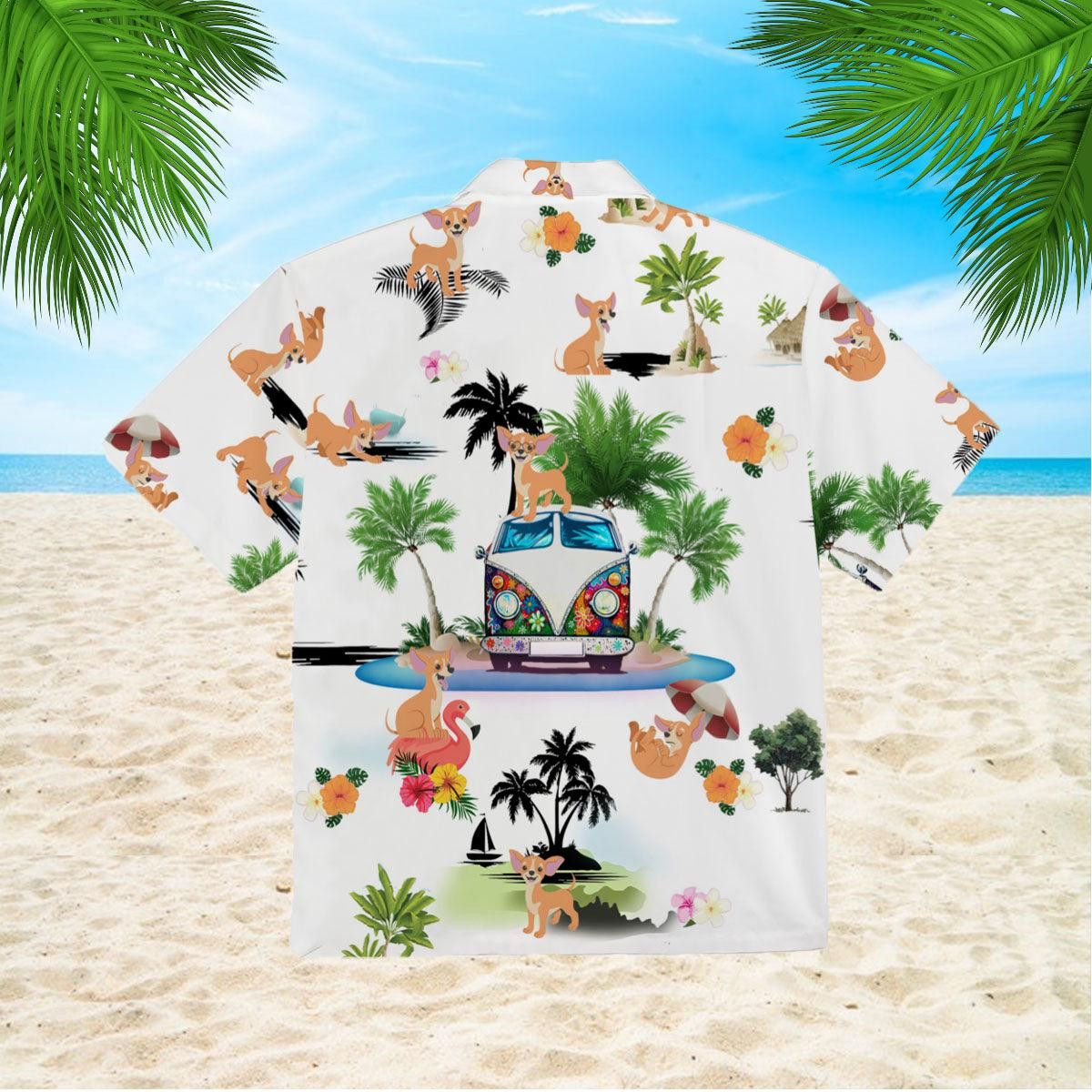 Flamingo Trendy Hawaiian Shirt
