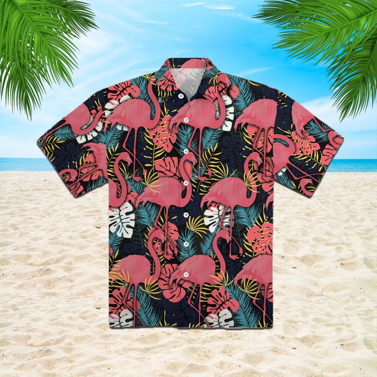 Flamingo Trendy Hawaiian Shirt Flamingo Trendy Hawaiian Shirt