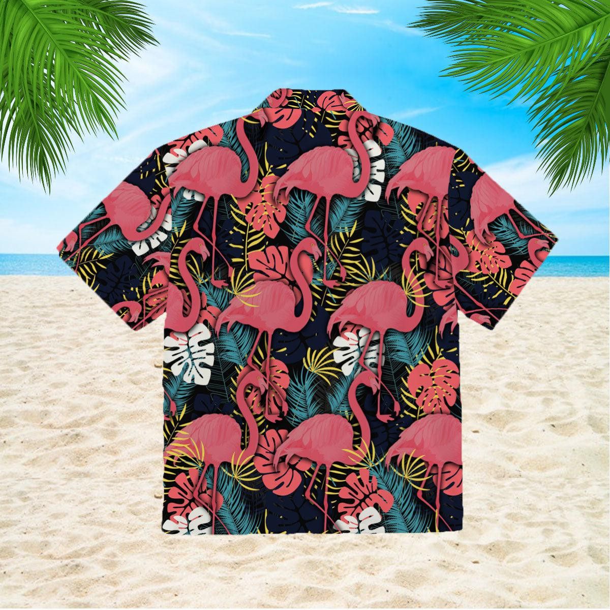 Flamingo Trendy Hawaiian Shirt