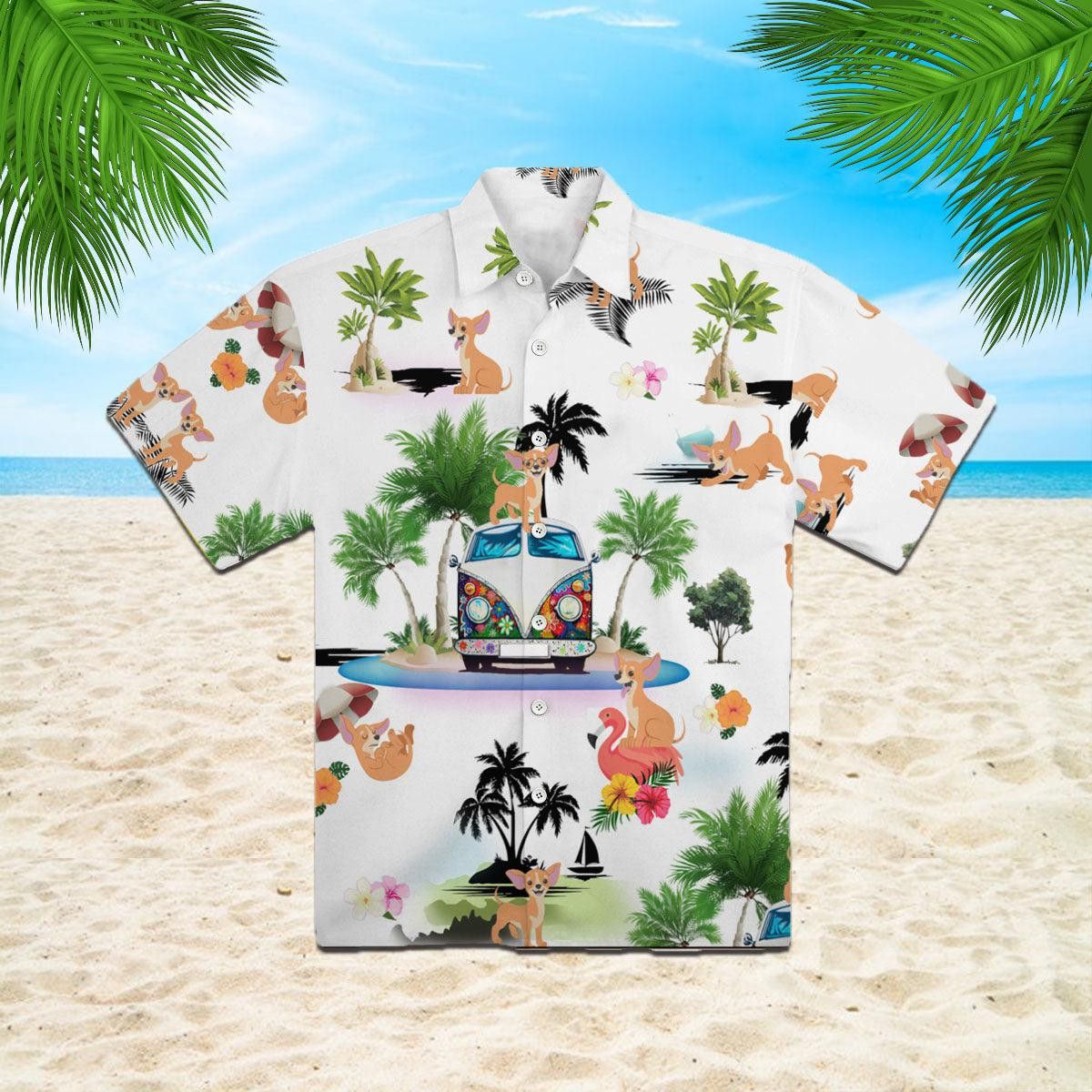 Flamingo Trendy Hawaiian Shirt