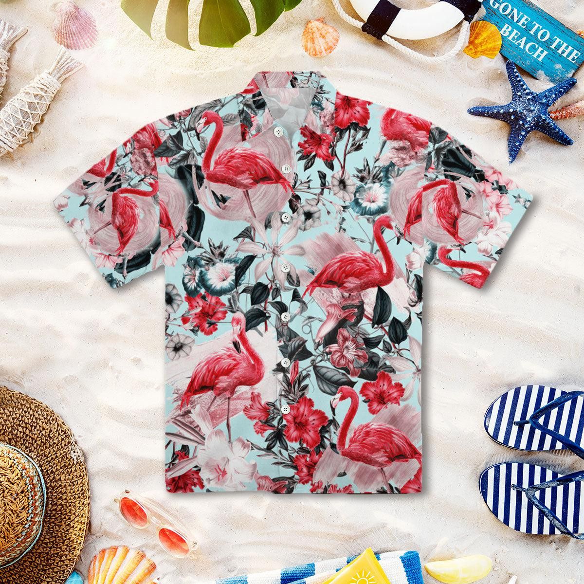 Flamingo Trendy Hawaiian Shirt