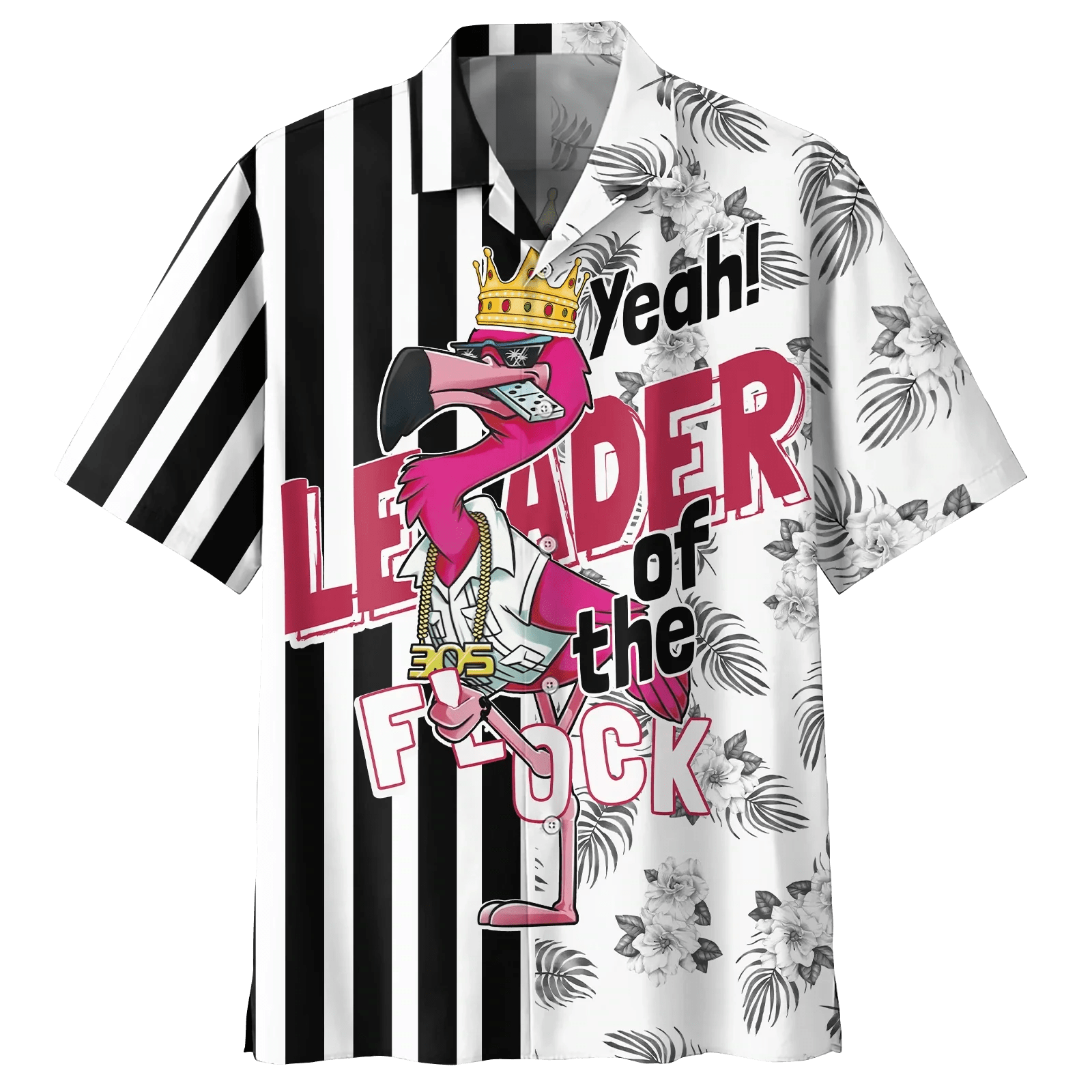 Flamingo Trendy Hawaiian Shirt, Summer Trendy Hawaiian Shirt For Men And Women