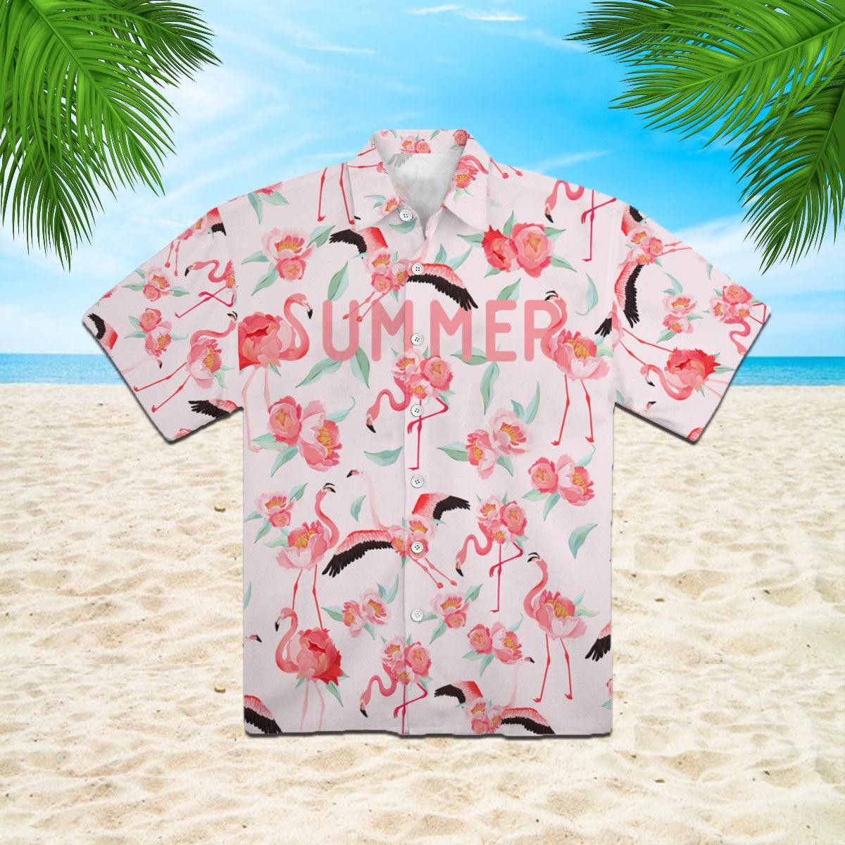 Flamingo Trendy Hawaiian Shirt Trendy Hawaiian Shirt