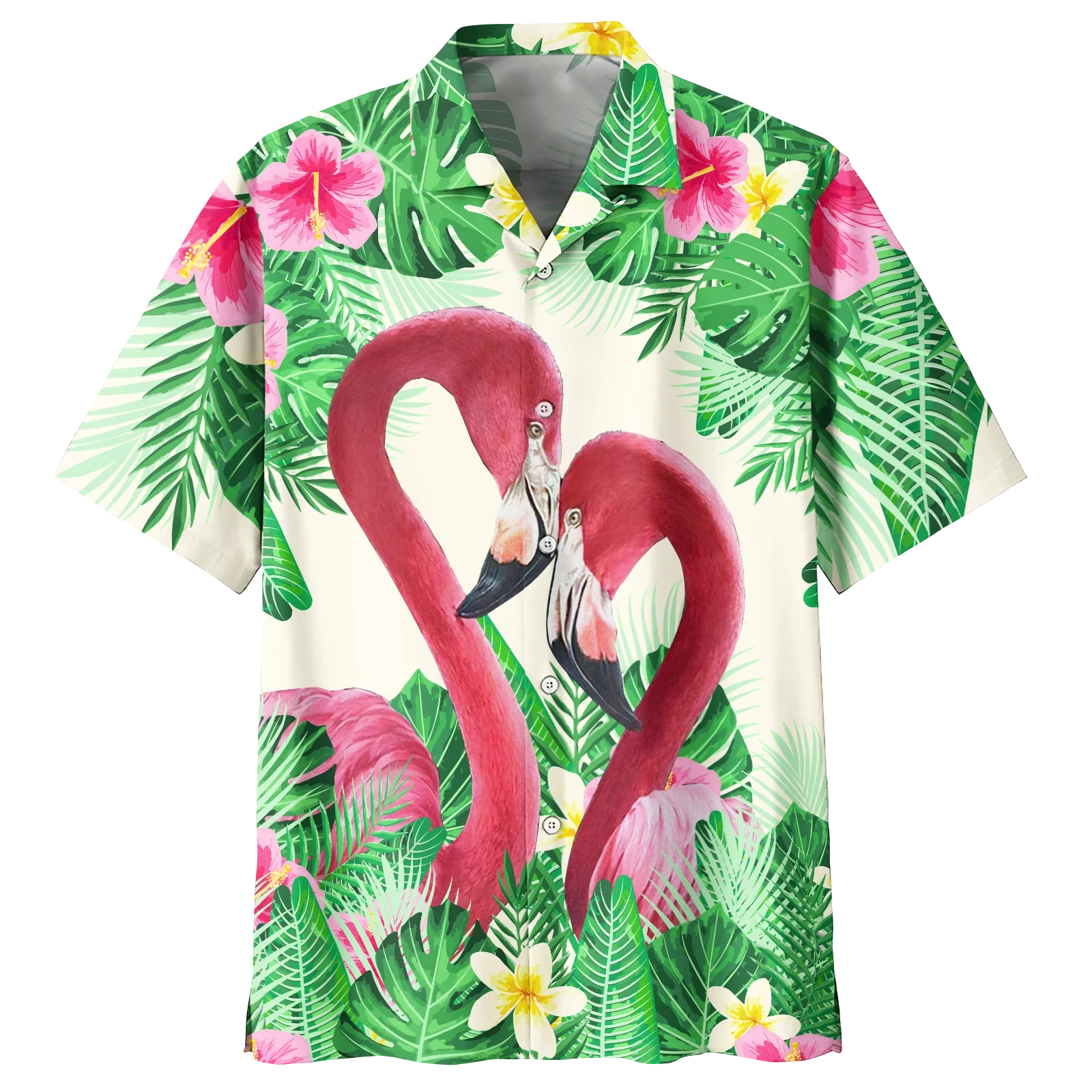 Flamingo Tropical Trendy Hawaiian Shirt, Flowers Flamingo Aloha Shirt, Men’s Trendy Hawaiian Shirt Flamingo Tropical Trendy Hawaiian Shirt, Flowers Flamingo Aloha Shirt, Men’s Trendy Hawaiian Shirt