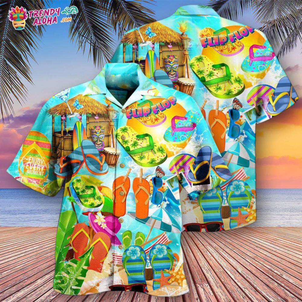 Flip-Flops Are My Favorite Summer Shoes Hot Summer Hawaiian Shirt – Trendy Aloha
